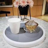 Turntable, Pantry Organizers and Storage Spice Rack Can Organizer for Kitchen Cabinet Fridge, Decorative Tray for Fruit