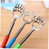 3pcs，Bear Claw Stainless Steel Itching and Scratching Massager Non Human Required Stainless Steel Stretch Itching and Scratching