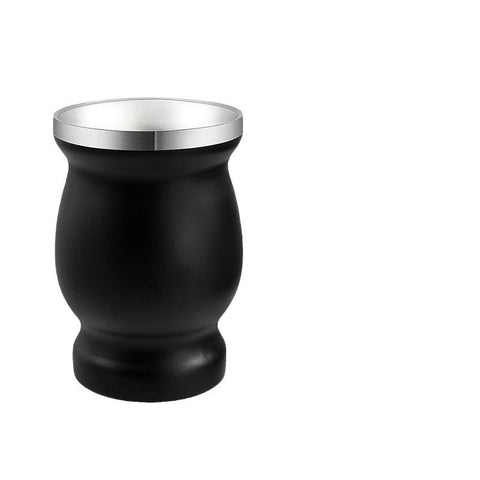 Stainless Steel Vacuum Insulated Thermal Cup Easy to Clean Gourd Shape Ideal for Home Office Outdoor Use Black In Australia - Darrahopens