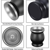 Stainless Steel Vacuum Insulated Thermal Cup Easy to Clean Gourd Shape Ideal for Home Office Outdoor Use Black