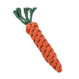 Dog Teeth Cleaning Toy Cotton Rope Carrot Shaped Pet Chewing Anti Bite Grinding Carrot Set Teeth Cleaning Anti Bite