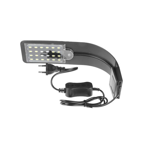 Aquarium Lights LED Clip Lamp for Fish for with Separate 220V 24 Beads High Brightness Blue & White