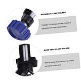 2pcs， Adjustable Bosshead Clamp Holder, Lab Heavy Duty Boss Head Clamp Holder Aluminum Alloy Body, up to 13mm Rods for Laboratory Use