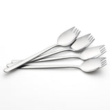 4pcs，Stainless steel spoons and forks for daily use, back to school lunch supplies, camping and hiking heavy cutlery set In Australia - Darrahopens