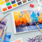11pcs Wood Detail Paint Brushes Set Miniature Brushes with Triangular Handles for Fine Detailing & Art Painting - Acrylic