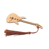 Personalized Bookmark,Guitar Shape Bamboo Bookmark Bookmarks Aesthetic Gift for Teachers Students Men Women In Australia - Darrahopens
