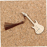 Personalized Bookmark,Guitar Shape Bamboo Bookmark Bookmarks Aesthetic Gift for Teachers Students Men Women In Australia - Darrahopens