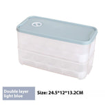 Egg storage box stackable for storing refrigerators with lids, kitchen egg containers, and refrigerators