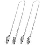 2 Pcs Napkin Chain Napkin Holder Napkin Clips Chain Flexible Lanyard Neck Strap for Seniors Older Adults Children