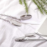 2 Pcs Napkin Chain Napkin Holder Napkin Clips Chain Flexible Lanyard Neck Strap for Seniors Older Adults Children