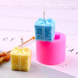 3D Christmas Candle Mold，DIY Christmas Tree Deer Santa Claus Silicone Molds Candle，Soap，Aromatherapy Stones Making