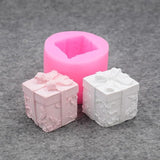 3D Christmas Candle Mold，DIY Christmas Tree Deer Santa Claus Silicone Molds Candle，Soap，Aromatherapy Stones Making