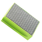 Diamond hand polishing pad, ceramic glass brick surface smoked sponge pad/400 grit diamond sand pad