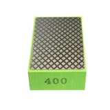 Diamond hand polishing pad, ceramic glass brick surface smoked sponge pad/400 grit diamond sand pad