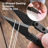 Carbon Steel Trimming Nipper Yarn Lightweight Thread Cutter - Portable Mini Embroidery Clipper Stitching Snip for DIY