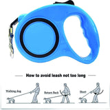 Pet Leash for Pet,12 FT Pet Walking Leash with Anti-Slip Handle,Strong Nylon Tape,Tangle-Free,One-Handed One Button Lock & Release In Australia - Darrahopens