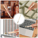 Small Paint Brush for Touch Ups,Walls Edge Painting Tool, Round Paint Brush House Wall Corners and Art Application
