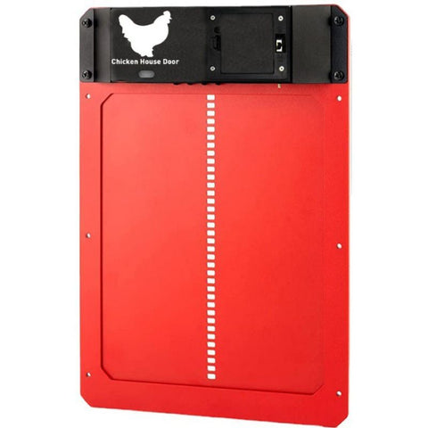 Solar Chicken Coop Door Opener with Light Sensor,Full Aluminum Multi-Modes Poultry Coop Door Battery Powered, Waterproof