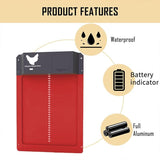 Solar Chicken Coop Door Opener with Light Sensor,Full Aluminum Multi-Modes Poultry Coop Door Battery Powered, Waterproof