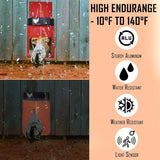 Solar Chicken Coop Door Opener with Light Sensor,Full Aluminum Multi-Modes Poultry Coop Door Battery Powered, Waterproof