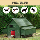 Solar Chicken Coop Door Opener with Light Sensor,Full Aluminum Multi-Modes Poultry Coop Door Battery Powered, Waterproof