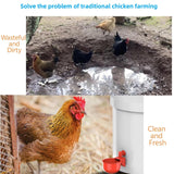 Automatic Poultry Waterer Cup Drinker for Chickens Ducks Quail Chicks Ducklings Chooks Bebederos Para Gallinas