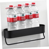 No Punching Rack Aluminum Metal Storage Holder Wall Adhesived Mounted Rack Kitchen Storage Shelves Bathroom Storage Racks