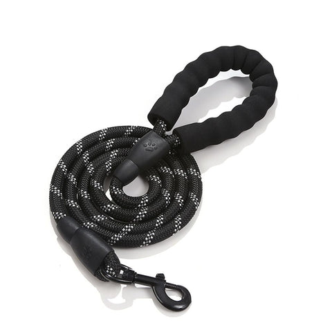 Sturdy dog skin super heavy climbing rope, comfortable padded handle, high reflective thread dog chain