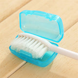 5pcs Portable toothbrush head holder, travel hiking camping brush cap, toothbrush cleaning, toileting toothbrush box