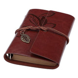 Leather Writing Journal, Refillable Travelers Notebook 75 Sheets Blank Paper Vintage Travel Daily for Teen Women Men Gifts Brown In Australia - Darrahopens