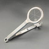 Best Utensils Stainless Steel Egg Slicer Wedger Cutter, Divides Hard Boiled Eggs Into 6 Equal Segments In One Action