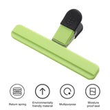 4pcs Kitchen pantry organized food bag clip heavy-duty potato chip bag clip is a sturdy airtight sealing clip for kitchen snacks