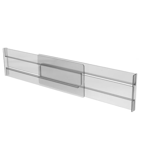 Transparent plastic drawer partition, adjustable flexible drawer partition, extendable drawer organizer drawer partition In Australia - Darrahopens