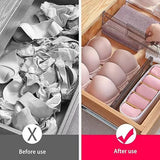 Transparent plastic drawer partition, adjustable flexible drawer partition, extendable drawer organizer drawer partition