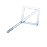 Woodworking floor angle divider, angle measuring ruler, aluminum alloy protractor, angle probe measuring tool