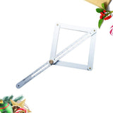 Woodworking floor angle divider, angle measuring ruler, aluminum alloy protractor, angle probe measuring tool