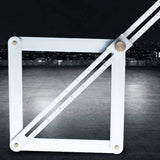 Woodworking floor angle divider, angle measuring ruler, aluminum alloy protractor, angle probe measuring tool