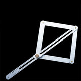 Woodworking floor angle divider, angle measuring ruler, aluminum alloy protractor, angle probe measuring tool