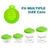 2pcs Canned fresh lid dog food can lid reusable food storage lid pet food can lid food tent silicone lid sealing lid In Australia - Darrahopens