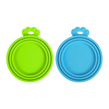 2pcs Canned fresh lid dog food can lid reusable food storage lid pet food can lid food tent silicone lid sealing lid