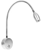 Reading lamp flexible goose neck dimming bedside lamp plug-in headboard night light 3 color temperature touch