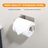 Self-Adhesive Toilet Paper Holder, Premium Stainless Steel Rustproof Toilet Roll Holder no Drilling for Bathroom, Kitchen, Washroom