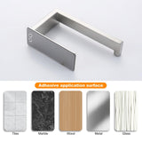 Self-Adhesive Toilet Paper Holder, Premium Stainless Steel Rustproof Toilet Roll Holder no Drilling for Bathroom, Kitchen, Washroom
