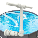 Dual Spray Water Fountains for Above Ground/Inground Pools, 2-in-1 Adjustable Waterfall Pool Sprinkler Fountain for Cooling