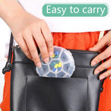 Pill organizer, transparent pill box for 7 days, weekly pill plan with notes for Sunday to Saturday pills In Australia - Darrahopens