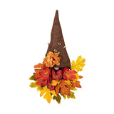 Autumn Maple Leaf Harvest Decoration, Indoor and Outdoor Autumn Signs Thanksgiving Flower Wreath Autumn Decoration