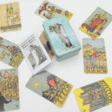 3 pcs Gilded Limited Edition - Pocket Edition Unique Tarot Cards - Gold Foil Tarot Deck - Tarot Cards Beginner Set In Australia - Darrahopens