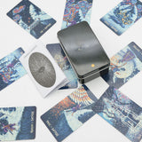 3 pcs Gilded Limited Edition - Pocket Edition Unique Tarot Cards - Gold Foil Tarot Deck - Tarot Cards Beginner Set