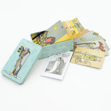 3 pcs Gilded Limited Edition - Pocket Edition Unique Tarot Cards - Gold Foil Tarot Deck - Tarot Cards Beginner Set