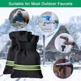 Outdoor Faucet Covers for Winter, 9.8" H x 6.2" W，Outdoor Tap Cover Insulated Protector, Waterproof Thickened Thermal （2pcs）